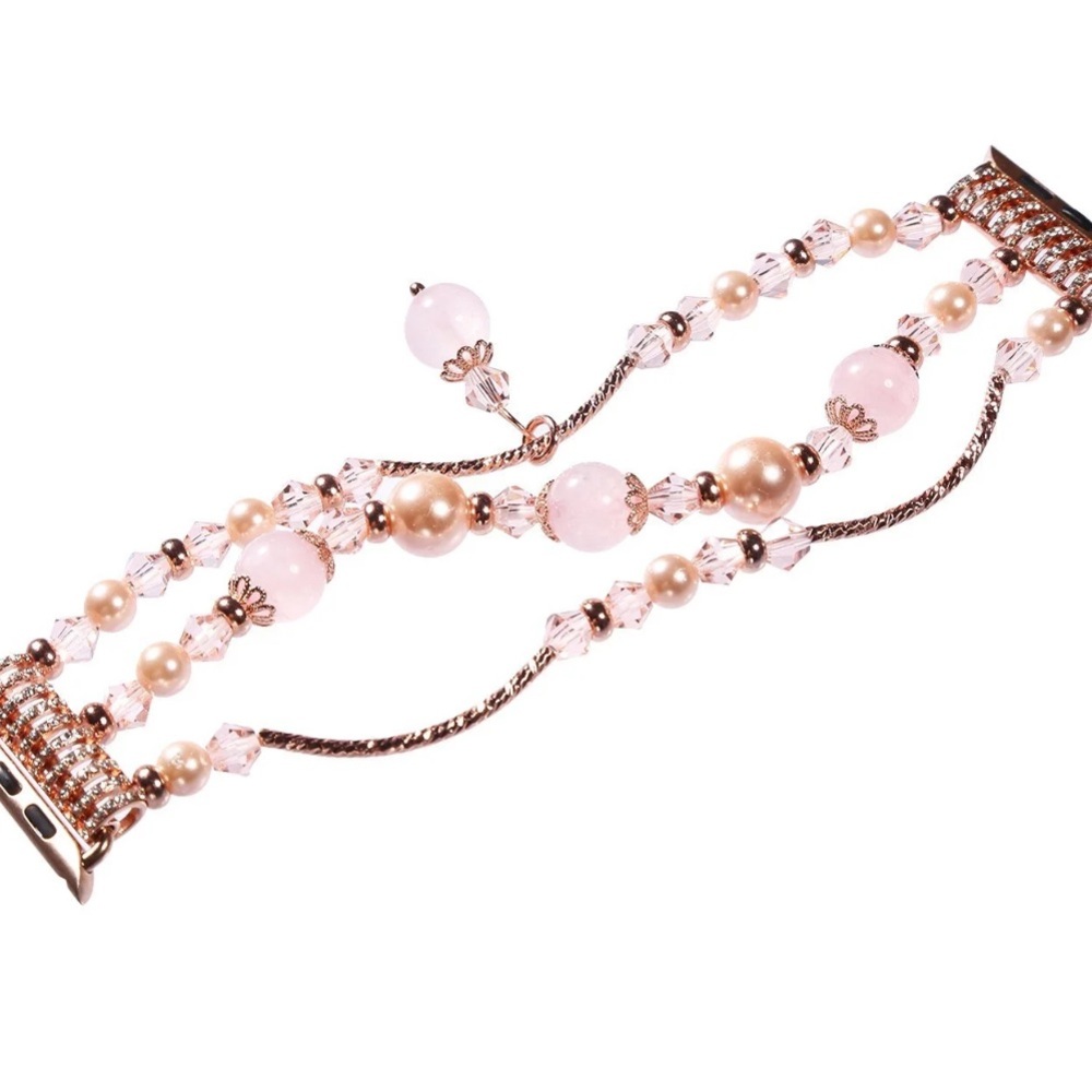 Spycase Pink Beaded AppleWatch Band NWOT